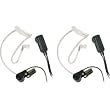 Midland AVPH3 Transparent Security Headsets with PTT/VOX (Pair)