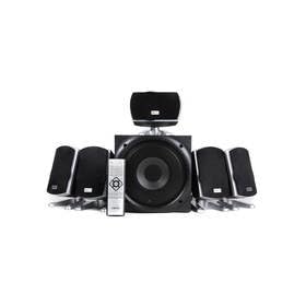 XForce 5.1 Multi-Media Surround Sound Speakers - 80W RMS with Wireless Remote Control