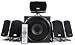 XForce 5.1 Multi-Media Surround Sound Speakers - 80W RMS with Wireless Remote Control...