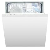 Indesit DIF04 60cm Built-In Dishwasher, Aab Rated, 12 Place Settings, White,