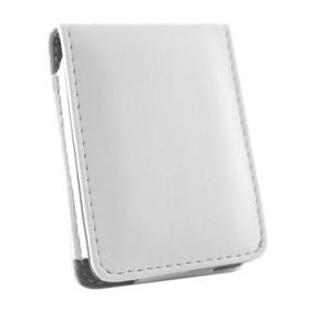 Childrens Toyshop  Electronics : IPOD NANO 3RD GENERATION WHITE LEATHER FLIP CASE