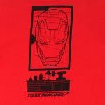 Stained Back - Iron Man 3 T-shirt: Adult XL - Red