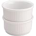 from Sussex Supplies Porcelain Whiteware Crockery Set - Stacking Ramekin / Dip Dish Pot - 8.5cm 3 1/4 (Box 12) - great for hot desserts or dips at the table!