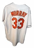 Eddie Murray Baltimore Orioles Autographed White Majestic Jersey With Triple Inscription