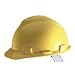 MSA Safety Works 10006302 Economical Hard Hat, Yellow