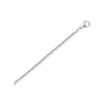 Stainless Steel Cable Chain Necklace 24 Inches