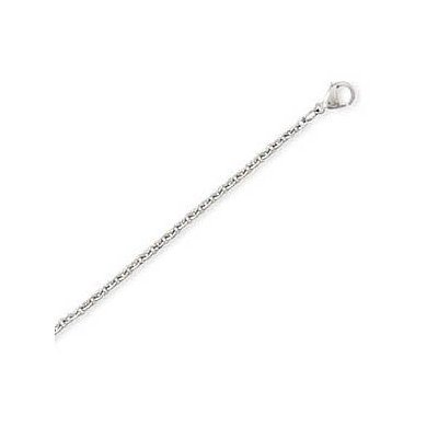 Stainless Steel Cable Chain Necklace 24
