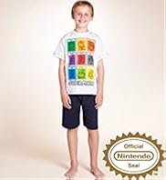 Older Boys Pure Cotton Super Mario Pyjama Shorts