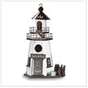 NAUTICAL NEST WOOD LIGHTHOUSE BIRDHOUSE BIRD HOUSE