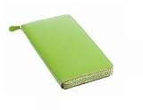 Baekgaard New Vera Bradley Zip Around Travel Wallet from the Colorful Leather Collection, Apple Green