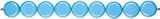 Beyond Beautiful Bold Bead Strands - Acrylic Coin-Blue 8