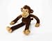 Multipet 'SWINGIN' SAFARI Monkey Large Plush Dog Toy with Extra Long Arms and Legs with Squeakers 22
