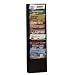 Literature Racks - Durham Vertical Con-tur Literature Rack, 11 Pockets, Blue