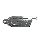 Mustang Polished Billet GT Logo Keychain