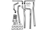 Hooker 16521HKR Dual Competition Header Back Exhaust System Kit