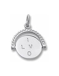 I Love You Spinner Charm