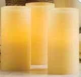 Flameless Wax Candle with Vanilla Scent - 4.75