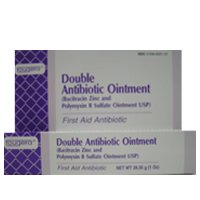 HealthPersonalCare: Bacitracin Zinc And Polymyxin B Sulfate Ointment   1 Oz   Double Antibiotic Ointment     Generic Polysporin Ointment  