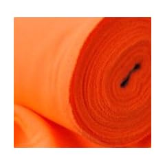 Uv-aktiver Neon Stoff 1m orange