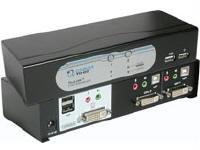 Cables To Go 52047 TruLink 2-Port DVI and USB KVM with Audio