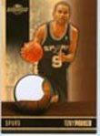 2008 Topps Hardwood Authentic Tony Parker Game-Worn Jersey Card