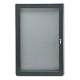 Boone Swinging Door Fabric Bulletin Board, 36in.H x 24in.W, 1 Door