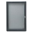 Boone Swinging Door Fabric Bulletin Board, 36in.H x 24in.W, 1 Door by Boone International