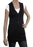 Splendid 1x1 Vest with Pockets in Black