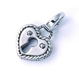 Fossil JF82274 Herz mit Schloss Charm-Anhänger