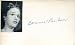 Bonnie Baker Autographed / Signed 3x5 Card (James Spence)