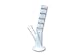 SAND GLAS BONG SANDESTRAHLTE BONG 26CM HOCH - Ø 34MM 14.4MM CHILLUM - EISBONG - INKL. SIEBCHEN UND FEUERZEUG