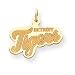 14K Detroit Tigers Med Satin Detroit Tigers Pendant
