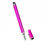 COSMOS Hot Pink Stylus Touch Screen Pen/Gel Ink/ball pen for iPhone 4G 3G i ....