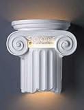 Justice Design Group 4715W-BIS Unfinished Bisque Ambiance Renaissance 1 Light Outdoor Wall Sconce fr