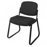 Deluxe Sled Base Chair - Midnight Black