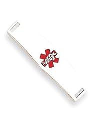 Sterling Silver Medical ID Plate