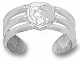 Chicago Bears Solid Sterling Silver Bear Logo Toe Ring - B0000DGMGP