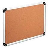 UNV43614 - Cork Bulletin Board with 1/2 Satin Finish Aluminum Frame