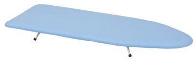 Household Essentials 120101-0 Collapsible Space Saving Tabletop Ironing Board with Folding Legs | Blue, 12" X 31"