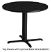 Table Top, 36" Round, Charcoal Anthracite