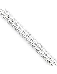 Sterling Silver Fancy Bracelet QG801-7.5"