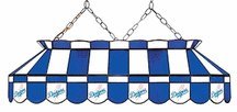 Imperial Los Angeles Dodgers Licensed 40-Inch Rectangular Stained Glass Billiard Table Light