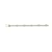 14K Two Tone Gold 1/3 ct. Diamond Heart Bracelet -7''