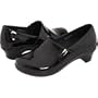 Aravon Women's Mara Closed Back Clogs,Black Patent Leather,8 D US