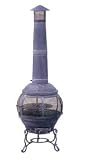 Pewter Cast Iron Grape Chiminea