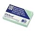 Ruled Index Cards, 4 x 6, Green, 100/Pack