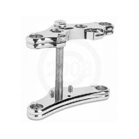 Accutronix 39mm Triple Tree Conversion Kit - Top Headlight Mount - 3 Deg. Rake, Mid Glide... from Conversion Kits