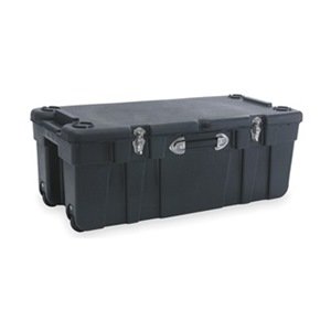 Large Mobile Storage Trunk, W 17 1/2, Blk