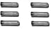 Sporting Goods : Paintball 140 Round Tube Pods Pack of 6 CLEAR