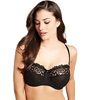 Underwired Paradise Embroidered Non-Padded Multiway DD_G Bra